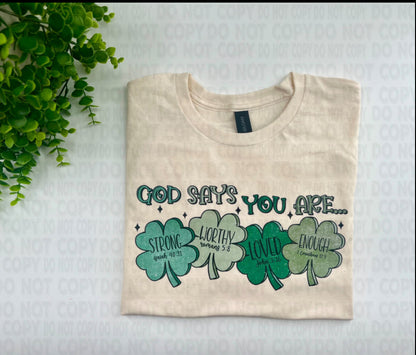 God Says You Are Clovers - YOUTH - Custom