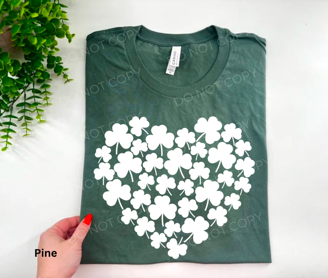White Clovers Heart - Custom