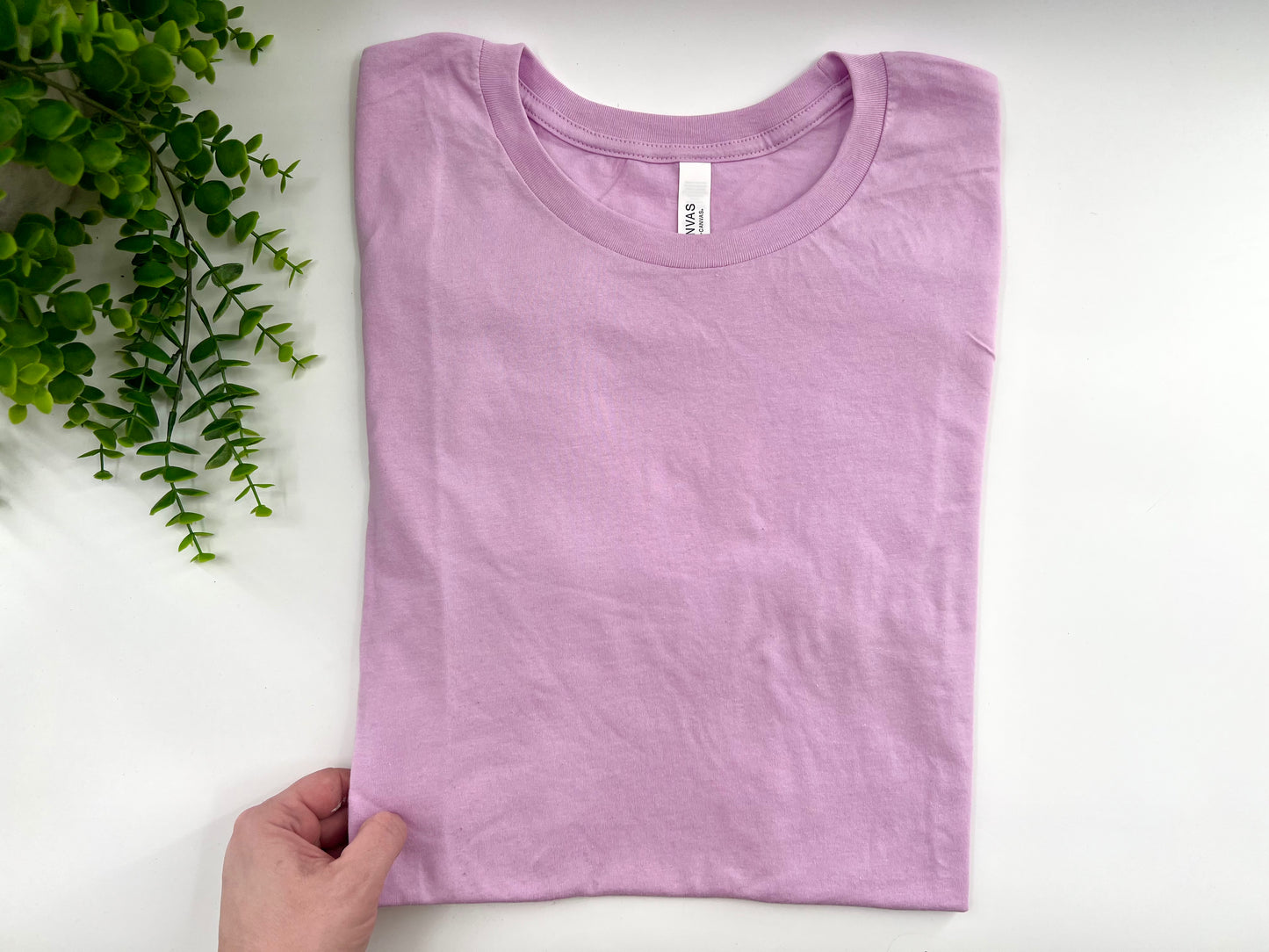 LARGE - Lilac Tshirt - Bella Canvas