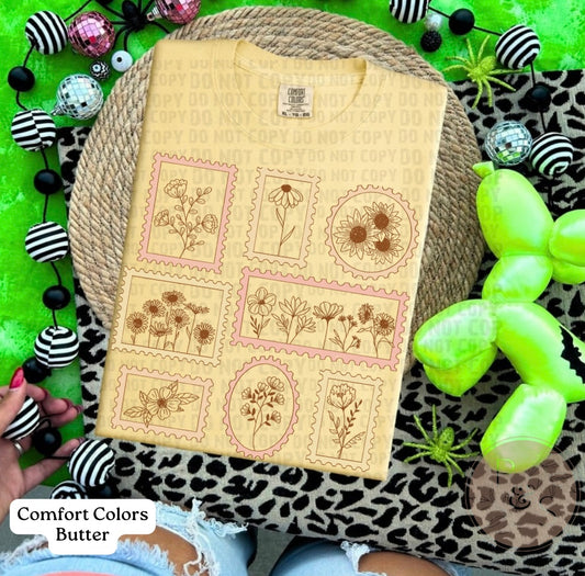 Flower Stamps - CUSTOM