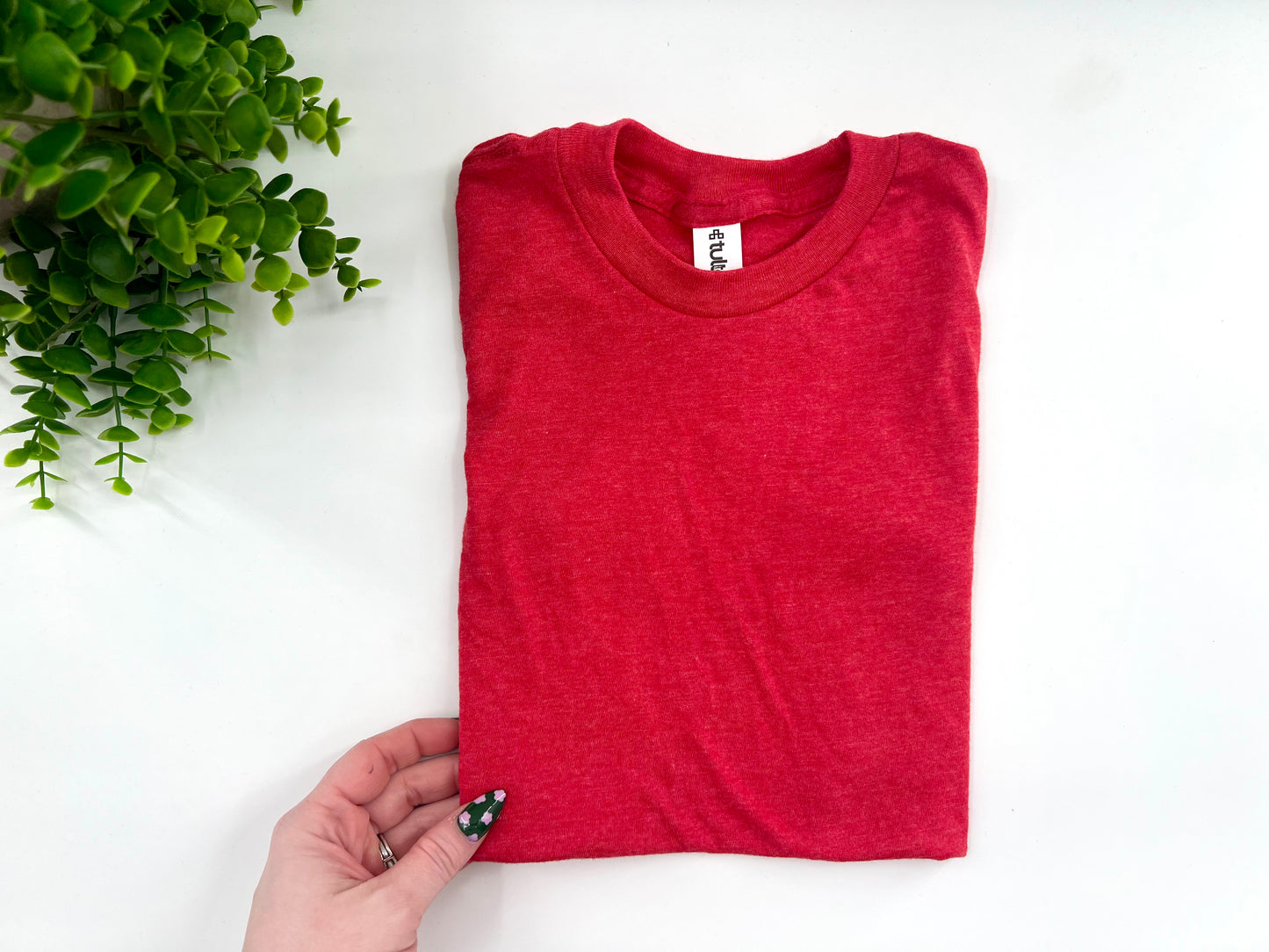 Youth Small - Heather Red Tultex Tshirt