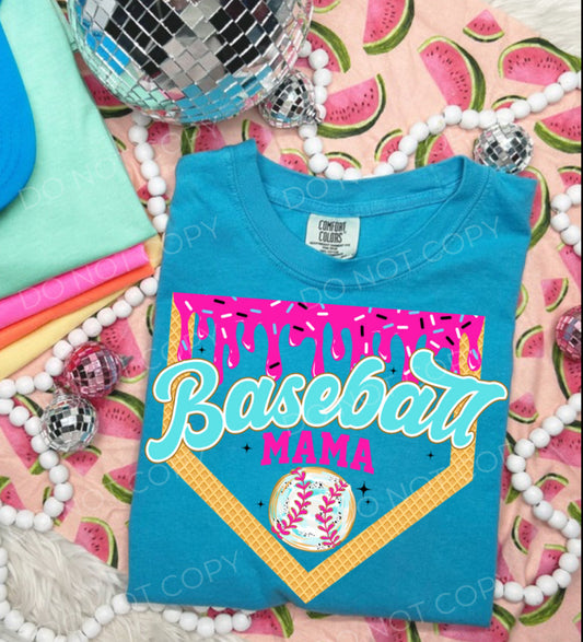 #97 - Baseball Mama Drip - DIRECT TO FILM PRINT ONLY