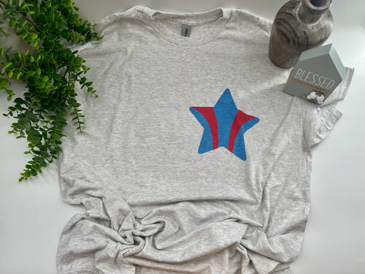 READY TO SHIP: XL - Proud To Be An American - Front & Back