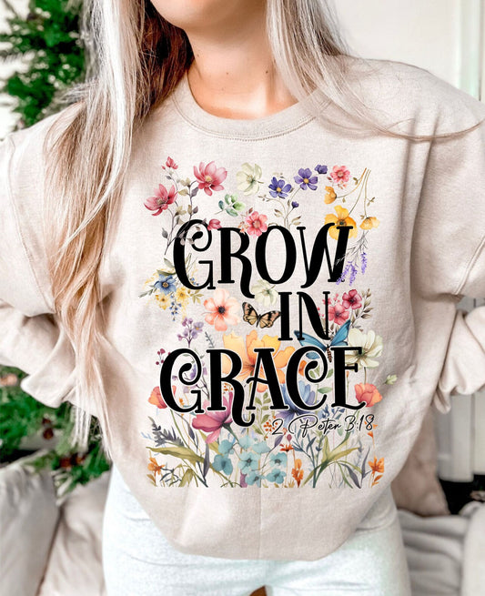 Grow In Grace Floral - Custom