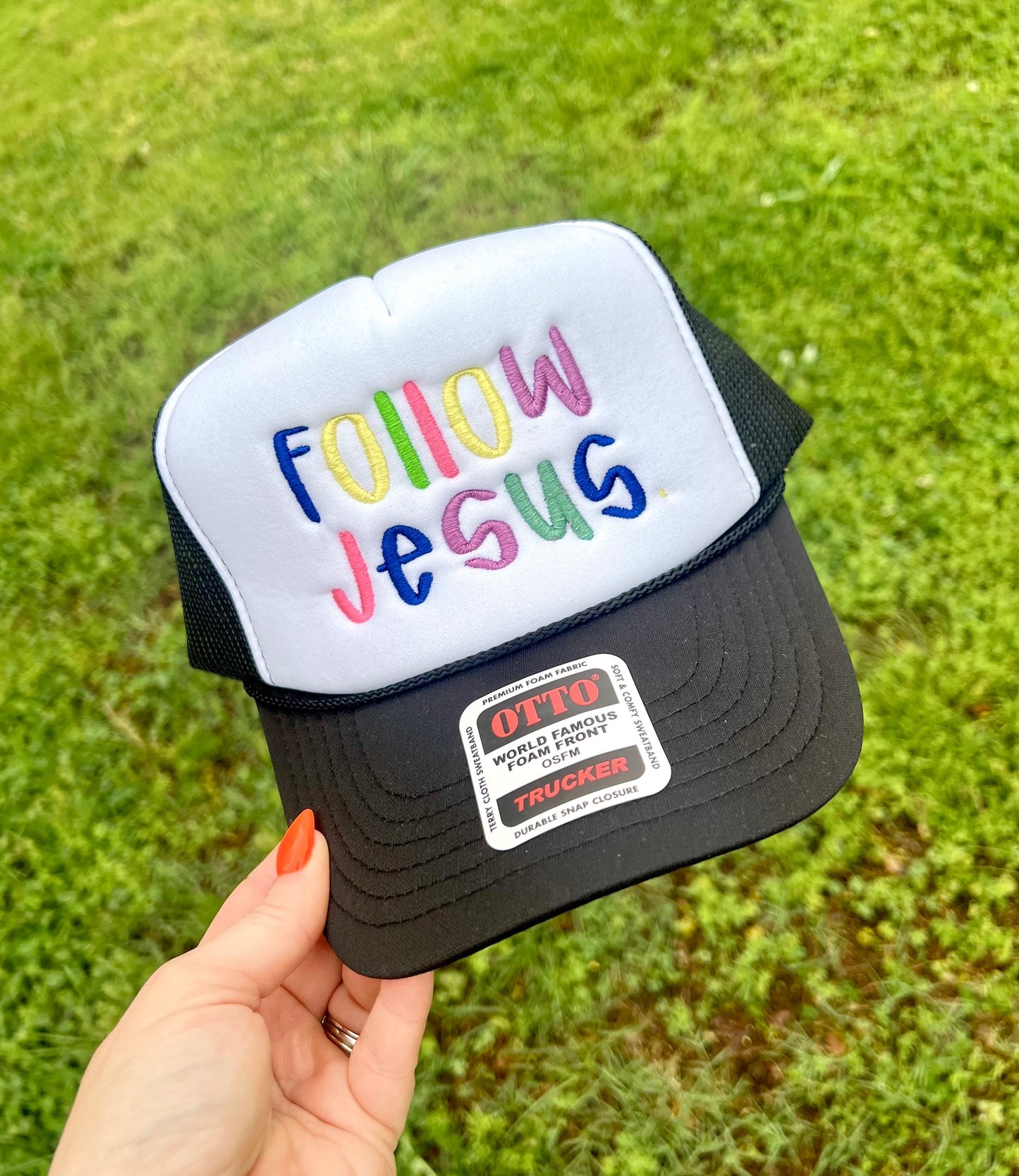 READY TO SHIP: Follow Jesus - Foam Trucker Hat