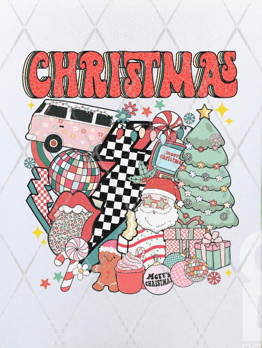 #176 -  Christmas Retro - POCKET - DIRECT TO FILM PRINT ONLY