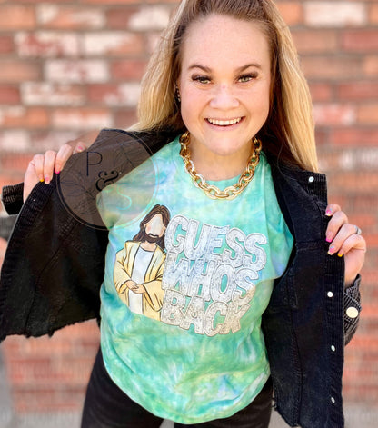 READY TO SHIP: 3XL - Guess Whos Back Dyed Tshirt