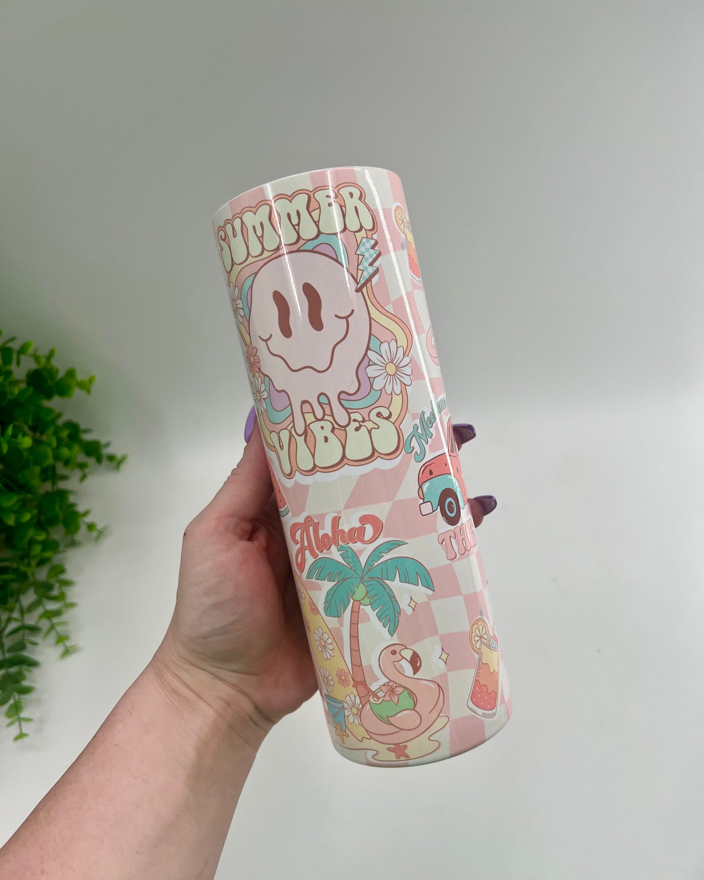 READY TO SHIP: Summer Vibes Tumbler 20 oz