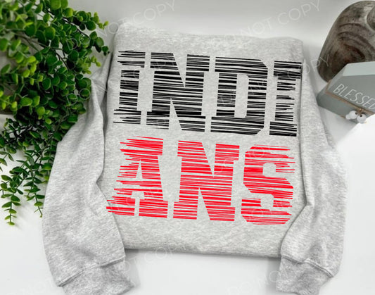Indians Black & Red - Custom