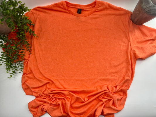 XL - Heather Orange - Gildan Softstyle