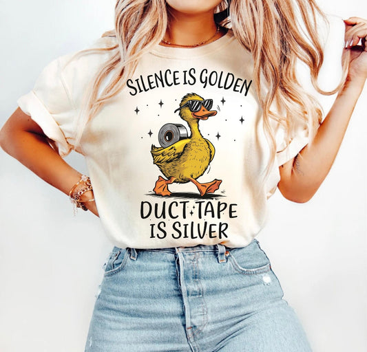 Silence Is Golden Duct Tape Is Silver - Thursday