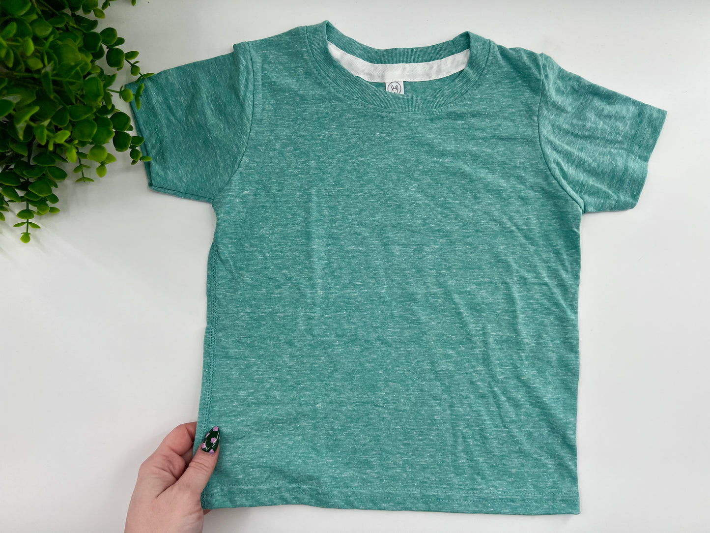 5/6 - Light Blue Melange Tshirt - Rabbit Skins