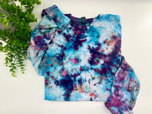 XL - Amethyst Cloud Dyed Long Sleeve - Gildan Softstyle