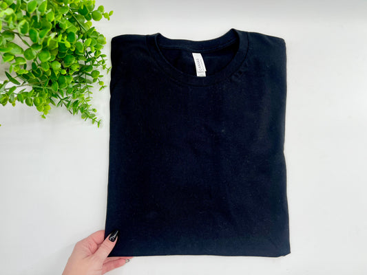 LARGE - Black Tshirt - Bella Canvas