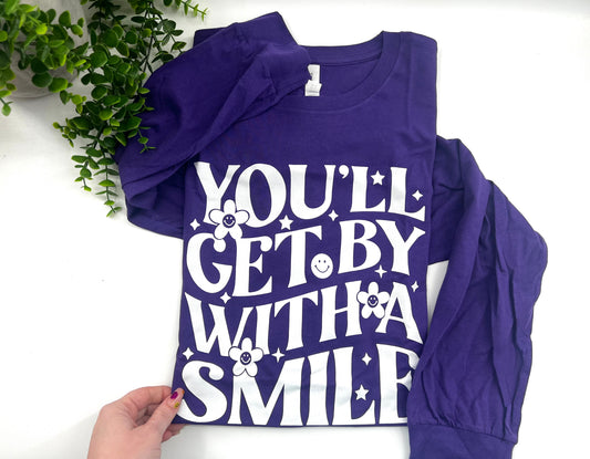 READY TO SHIP: XL - You’ll Get By With A Smile Long Sleeve Bella