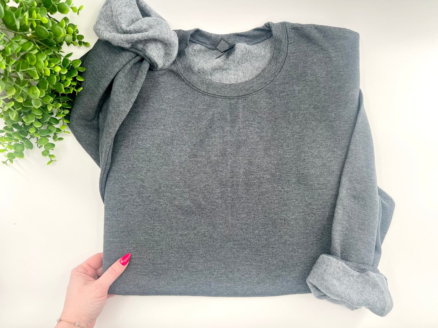 XL - Dark Heather - Gildan Sweatshirt
