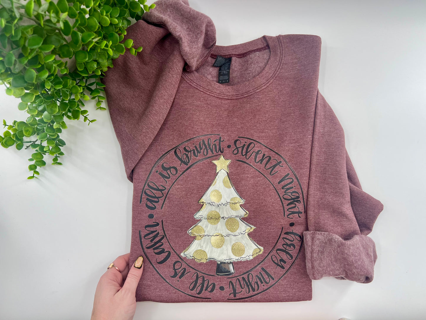 READY TO SHIP: Medium & Large - Silent Bright Sweatshirt