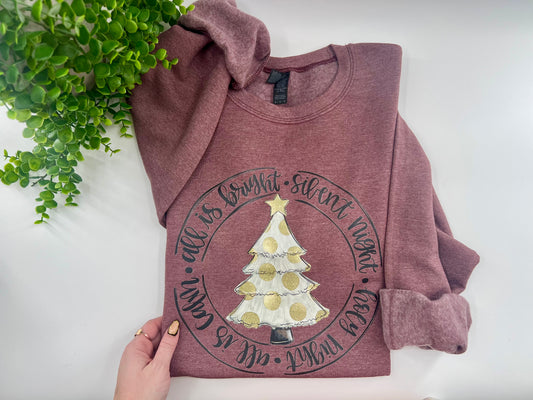 READY TO SHIP: Medium & Large - Silent Bright Sweatshirt
