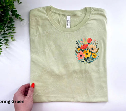 #310 - Floral Boquet - POCKET - DIRECT TO FILM PRINT ONLY