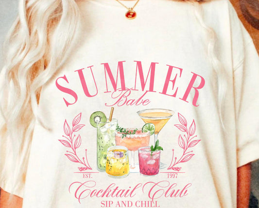 Summer Babe - Comfort Colors Tshirt 🍸TAT WEEK OF 4/15🍸