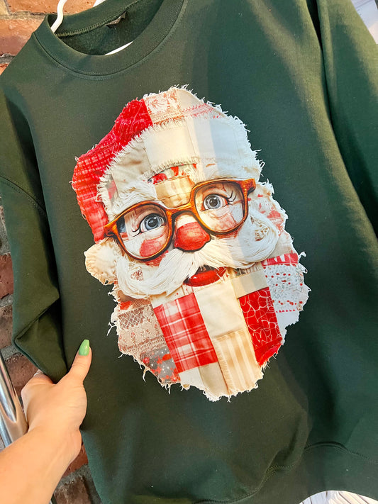 Santa Faux Patchwork - Custom