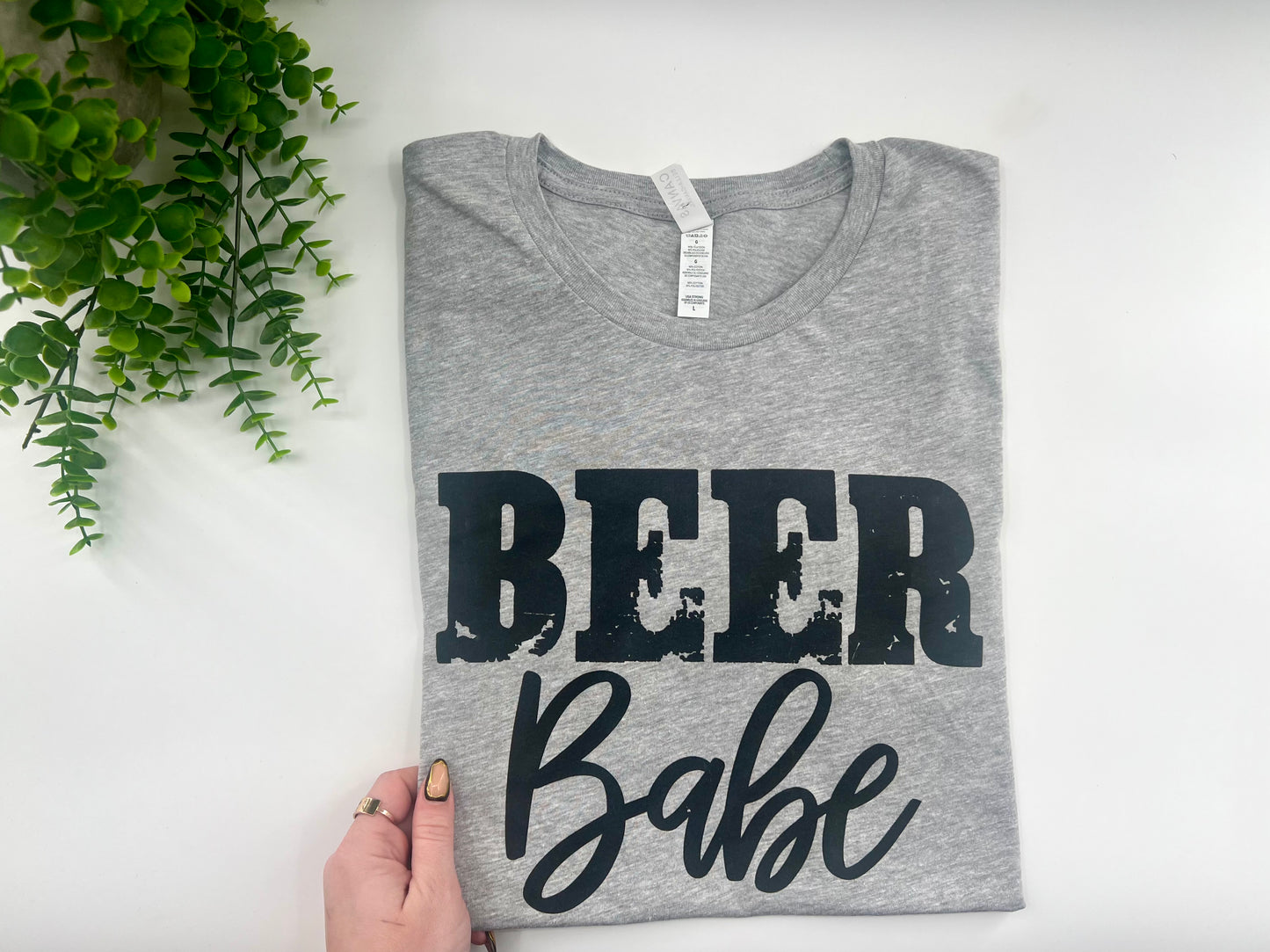 READY TO SHIP: LARGE - Beer Babe - Tee