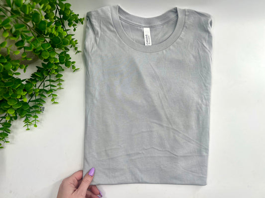2XL - Silver Tshirt - Bella Canvas
