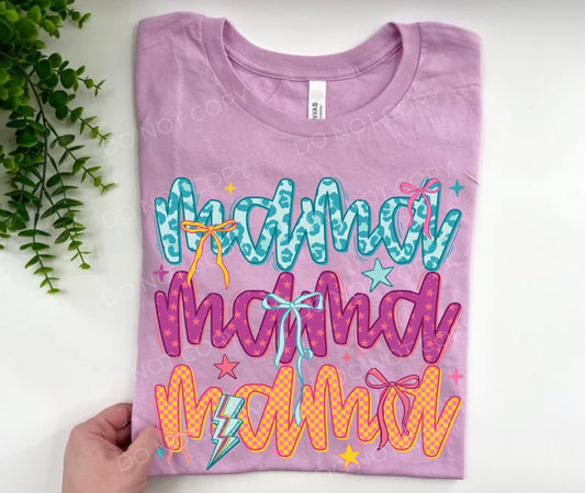 Mama Colored Stacked Coquette - CUSTOM