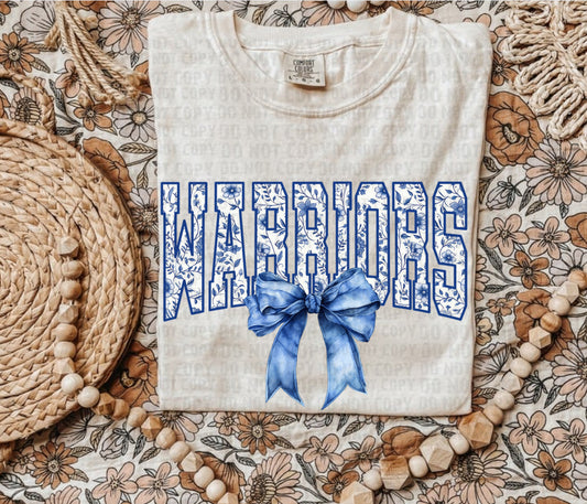 Warriors Blue Coquette - Custom