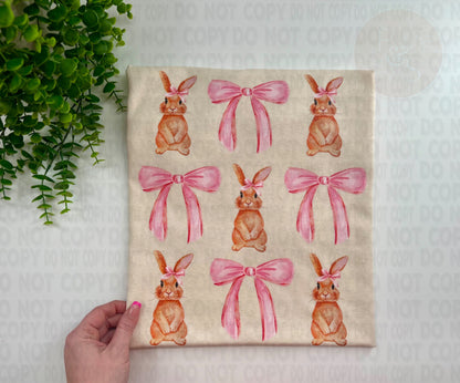 Pink Bunny Bows - Custom
