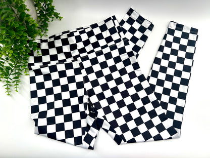 READY TO SHIP: Medium, Large & XL - Checked Leggings