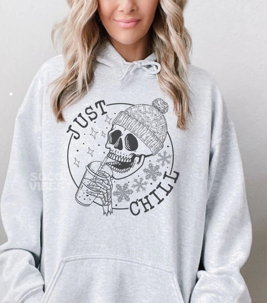 #118 - Just Chill Skelly - DIRECT TO FILM PRINT ONLY
