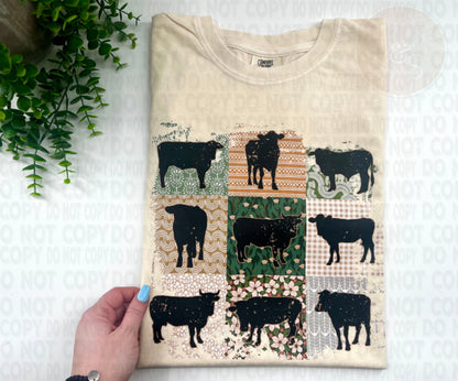 Retro Boho Cow - Custom