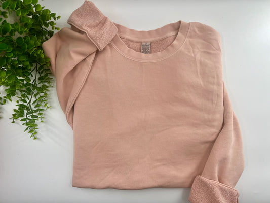 3XL - Pigment Dusty Pink Sweatshirt - Independent Trading
