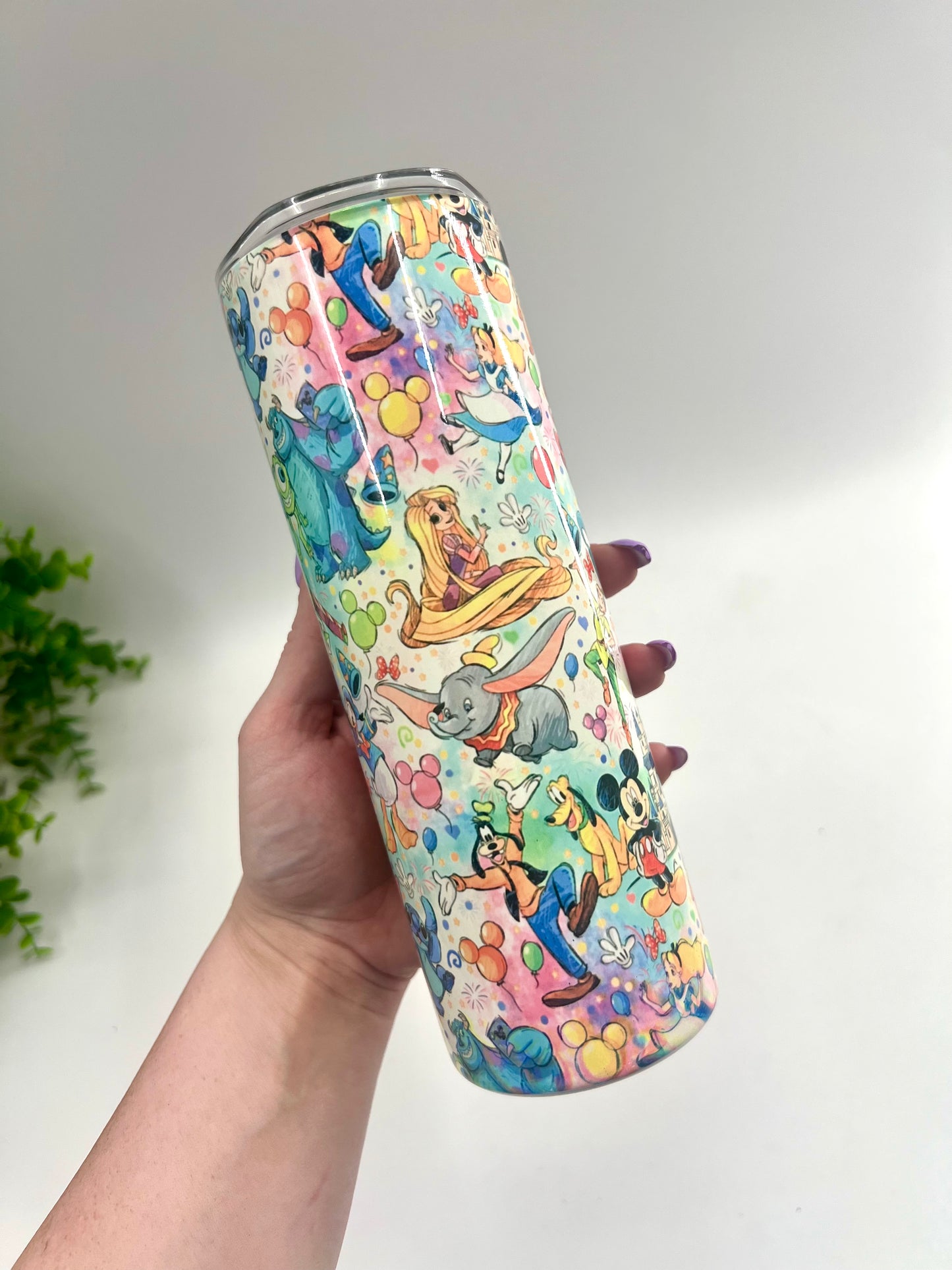 READY TO SHIP: D*sney Collage - FLAWED SCUFF ON LID