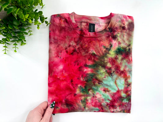 Youth Small - Green & Red Dyed Gildan