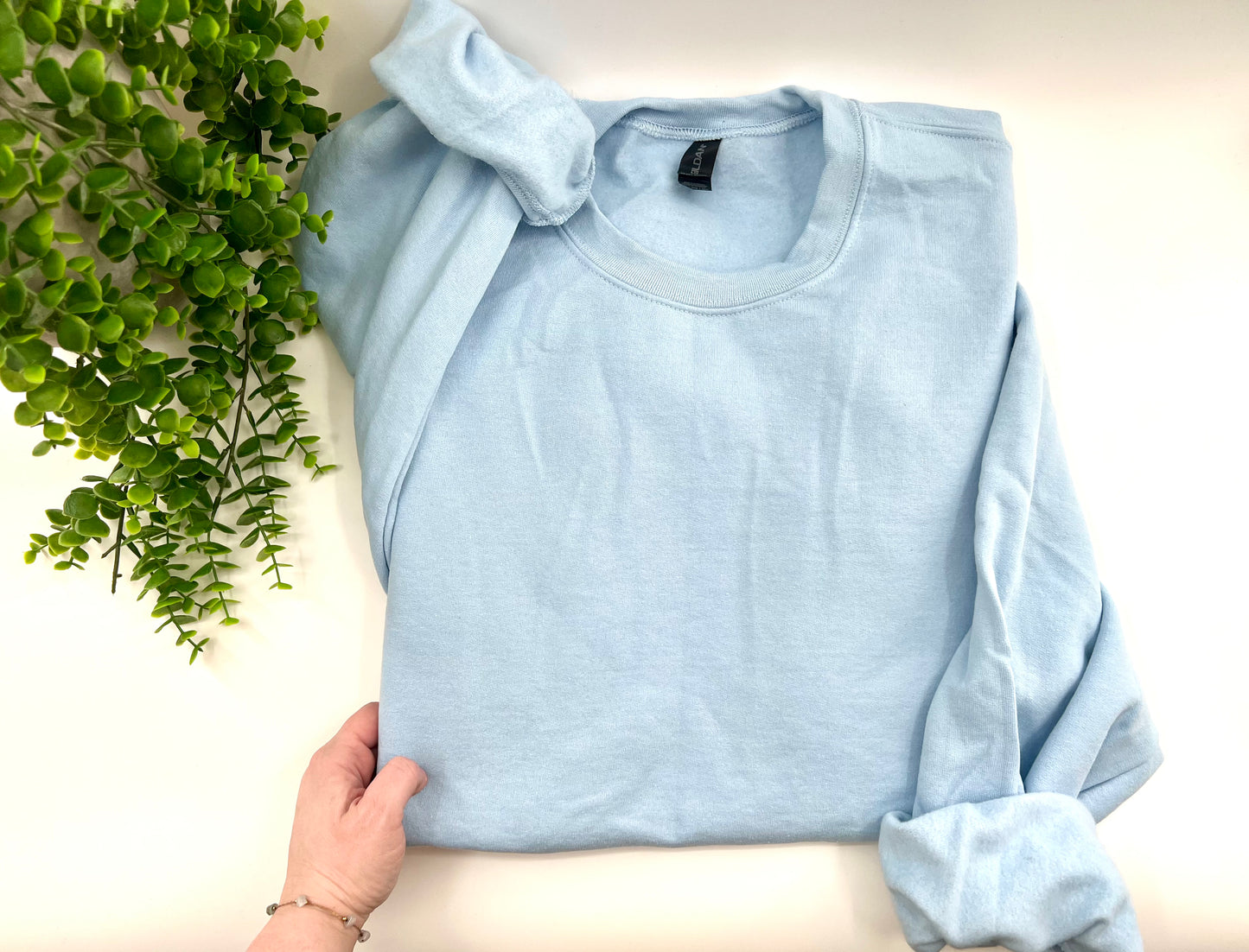 2XL - Light Blue - Gildan Sweatshirt
