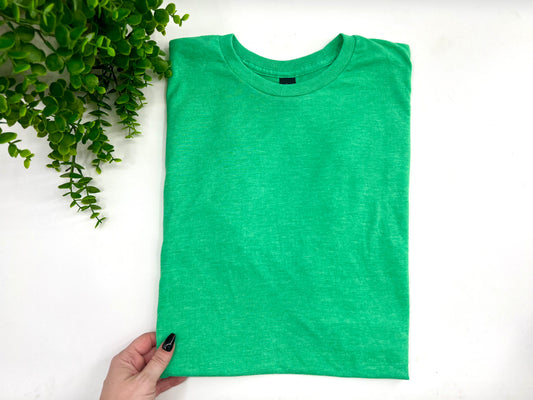 XL - Heather Irish Green Tshirt - Gildan Softstyle