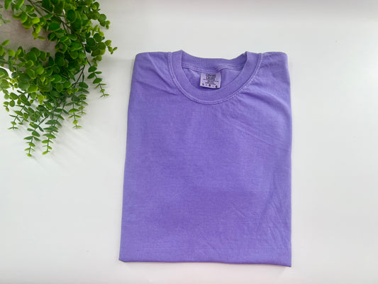 LARGE - Violet Comfort Colors - Tshirt
