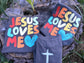 Jesus loves me- Comfort Color