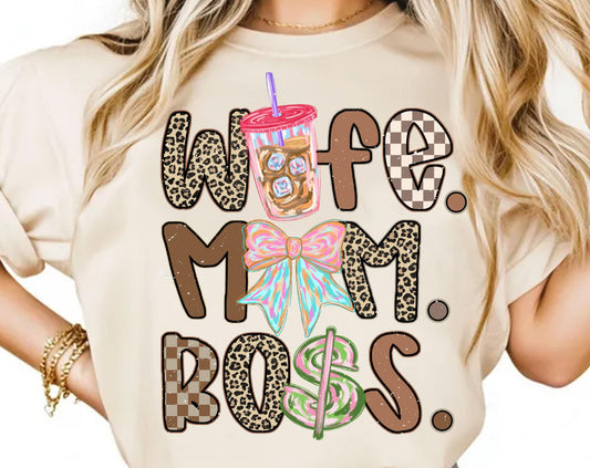 Wife Mom Boss - CUSTOM
