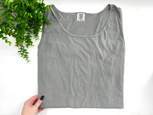 XL - Gray Comfort Colors - Tank