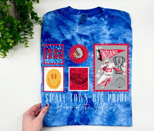 Indians Small Town Big Pride Stamps - Custom