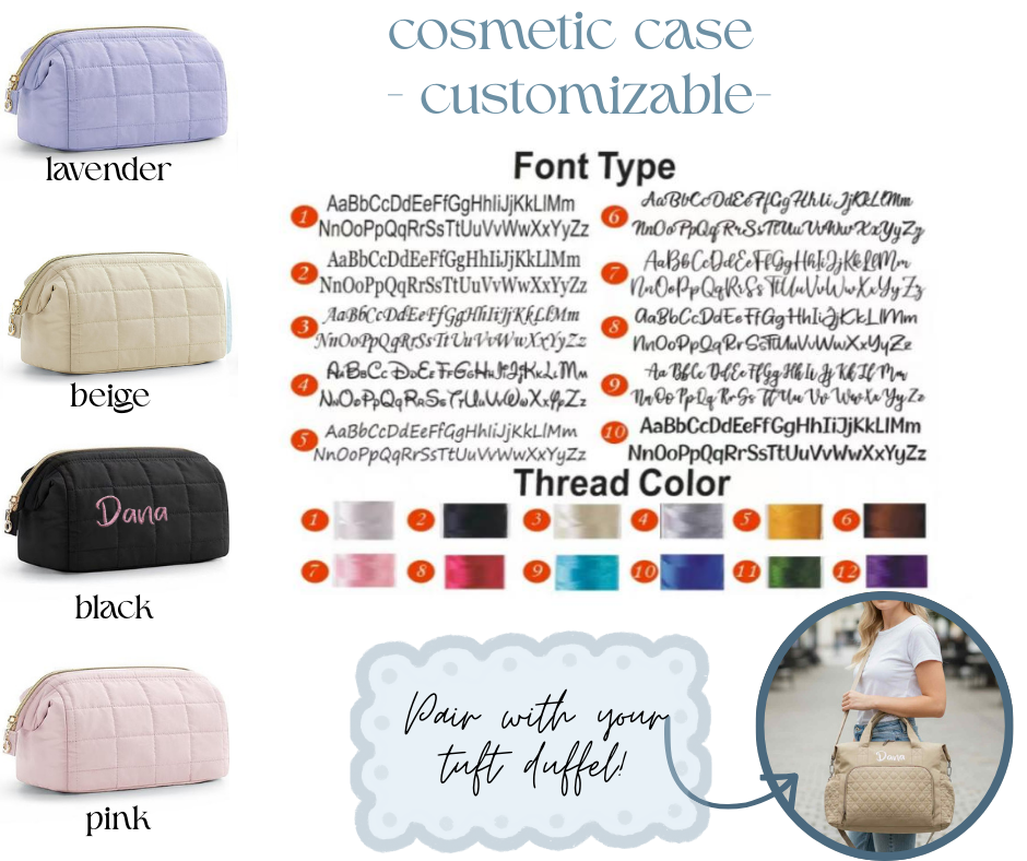 PREORDER: Cosmetic Case Customizable 1.12.26