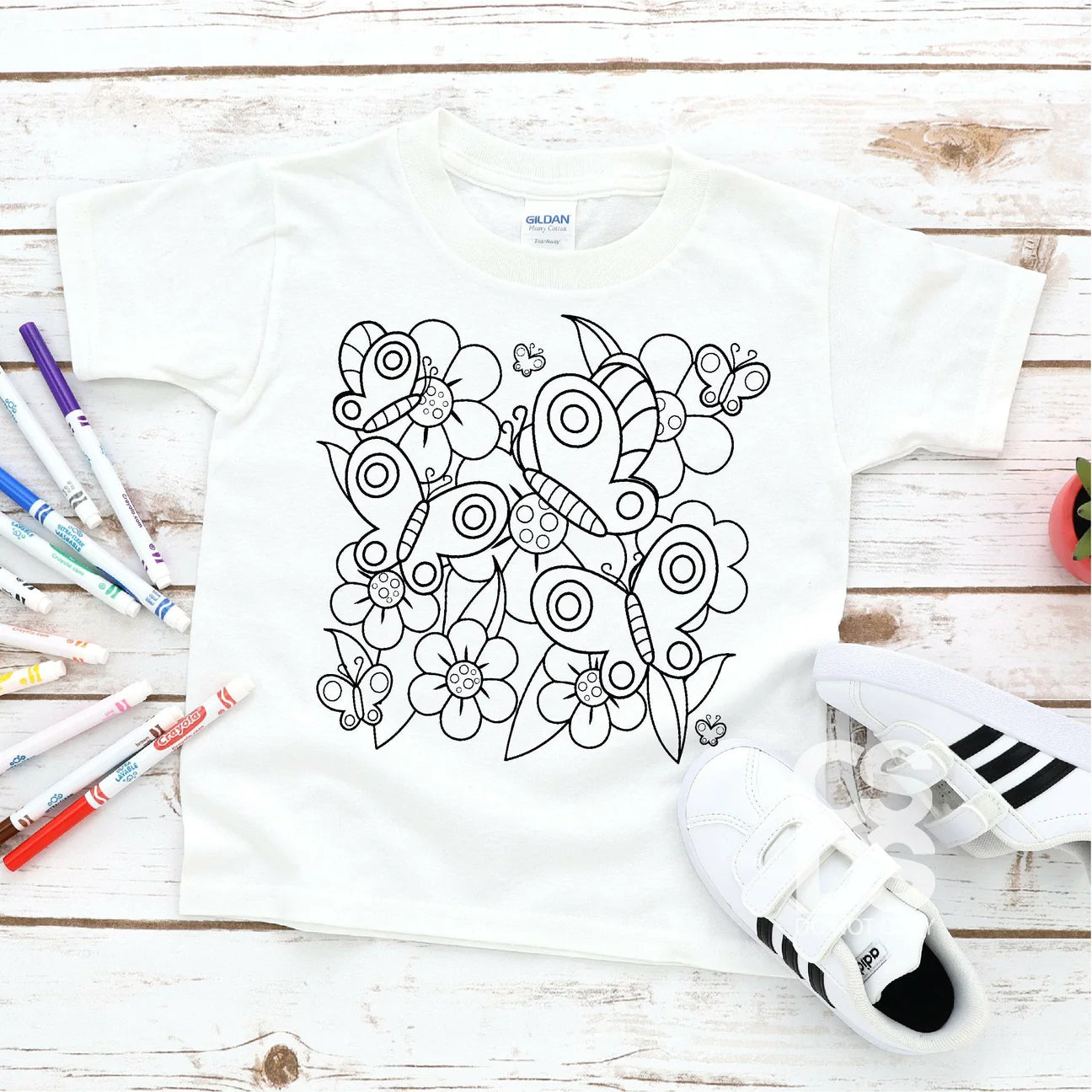 #148 - Butterflies and Flowers - YOUTH - DIRECT TO FILM PRINT ONLY