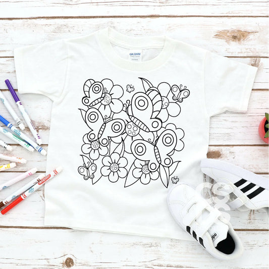 #148 - Butterflies and Flowers - YOUTH - DIRECT TO FILM PRINT ONLY