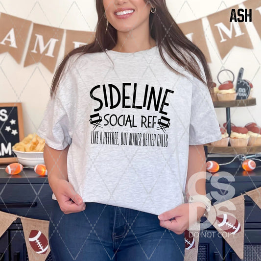 Sideline Social Ref - Black - SCR5058