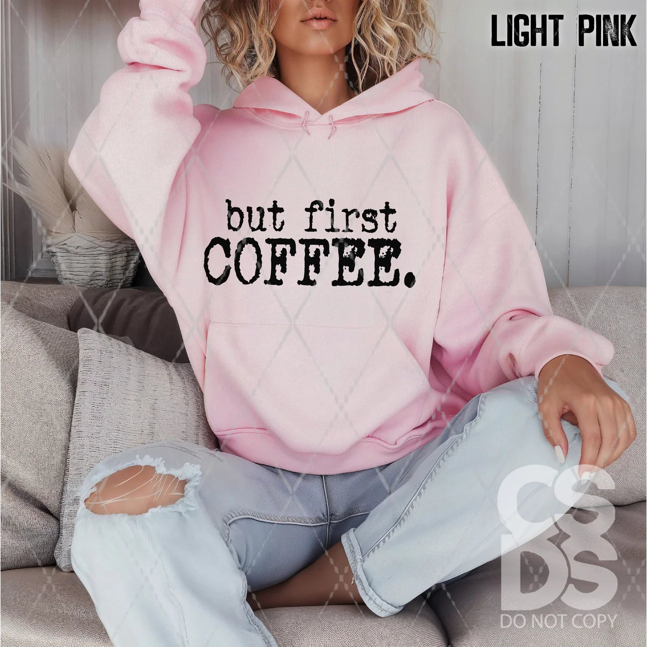 But First Coffee - Black - SCR5051