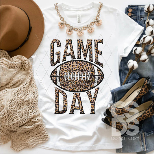 Game Day Football Leopard - DTF000560