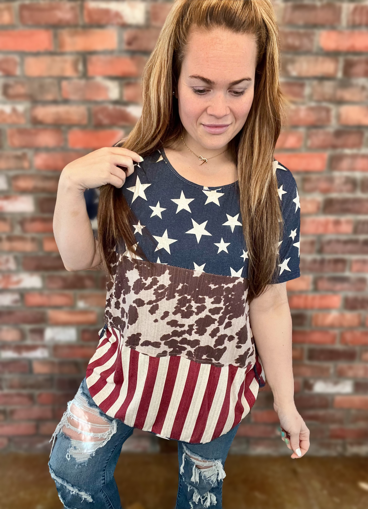 Kelsey’s Closet: XL - Americana Blouse